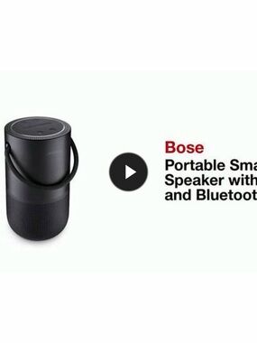 Bose Portable Smart Speaker in Black with Carry Handle